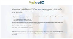 Desktop Screenshot of medicreditcorp.com